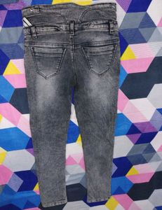 Stylish Grey Denim Jeans