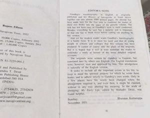 Gandhi's Autobiography