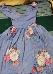 Soft Floral Print Dress