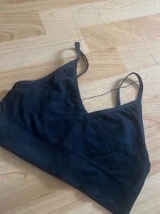 Cute Ribbled Bralette Top