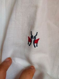 Crimsoune Club White Slim Fit Shirt
