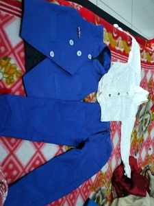 Navy Blue colour Little Boy paint cort