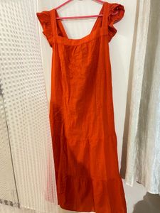 Orange dress