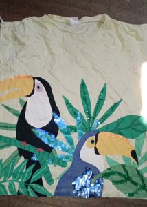 Cute Toucan Print Top