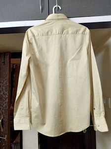 RARE RABBIT satin Beige Shirt