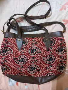 Paisley Print Crossbody Bag