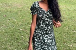 Polka Dot Midi Dress
