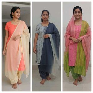 Elegant Salwar Kameez Set of 3