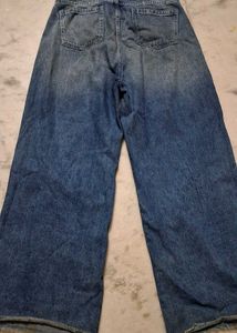 Wide Leg Denim Jeans