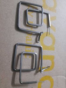 ✨ Modern Geometric Square Earrings 🌟
