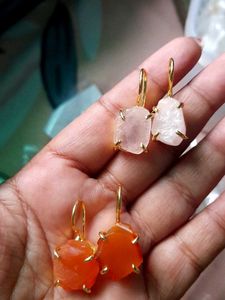 Combo Raw Stone Earrings