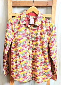 Multicolour Cotton Shirt Size-36