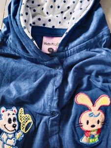 1to6 month Kids Dress With Combo Jecket