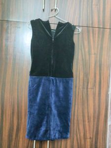 Cute Two-Tone Party Dress