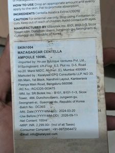 Skin1004 Centella Ampoule 100ml