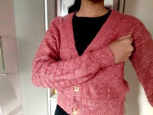 Rose Knit Cardigan