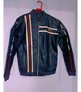 Synthetic Leather Jacket For Men