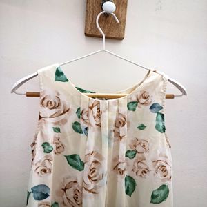 AllenSolly Top: vintage florals vibes
