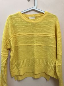 Yellow Knit Sweater