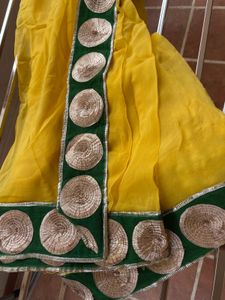 Yellow Festive Saree