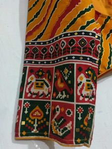 navratri colorful duppataa and blouse