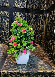 Artificial bonsai flower plants pack of 4