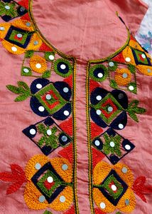 Pink Chanderi Suit Material💕