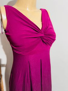 Elegant Magenta Maxi Dress