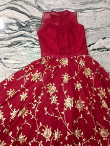Xl Size Party Wear Authentic Long Gown