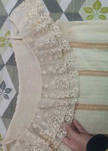 Victorian Style Frilled Top