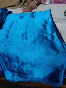 Blue Saree  Material