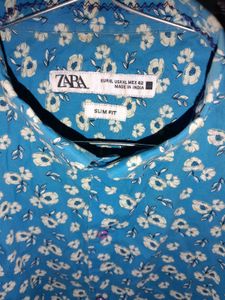 Zara Floral Print Shirt