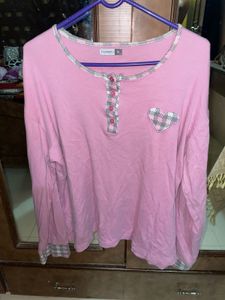 Pink Long Sleeve Top - XL