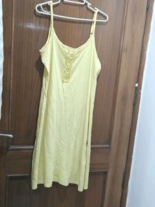 Yellow Slip Dress