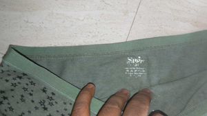 SET Of 4 - TAABU Women&#39;s Blue Hipster Panties