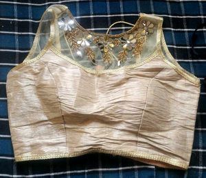 Netted Designer Blouse Adjustable Till 34inches