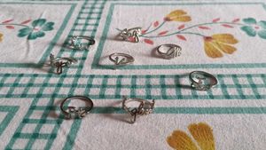 BTS  Members Name - Set of 8 Rings