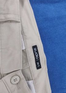 Zudio Beige Cargo Pants