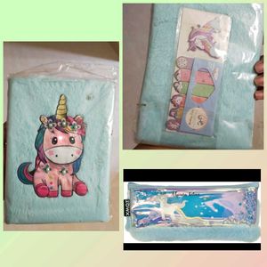 🦄☀️Cute Unicorn Stationery Set