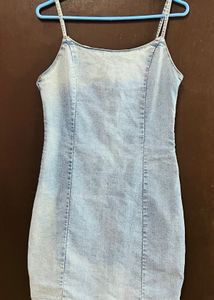 Mini denim dress from Westside