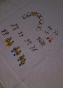 Earrings Studs Rings