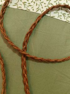 Braided sleek belt
