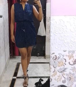 Cute Navy Blue Dress