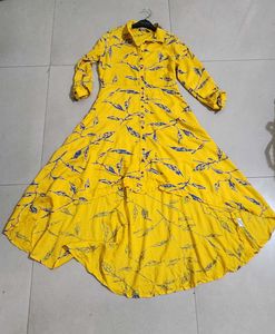 Sunshine Assymetric Midi Dress