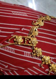 Earning Nd Necklace Set New Golden Colour