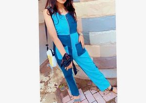 Blue Jumpsuit