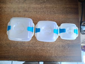 3 Pcs Container Large- Medium- Small💯New Boxes
