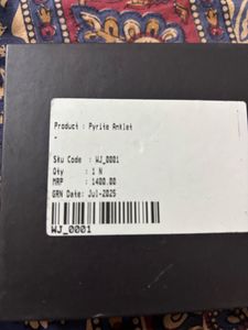 Lucky Charm, Beaded and Pyrite