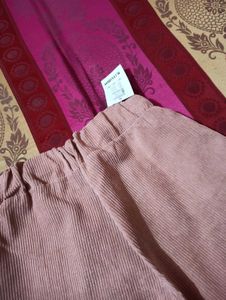 Corduroy Wide Leg Pants