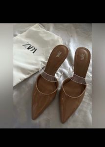 Zara nude heels